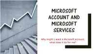 Your Microsoft Account & Services
