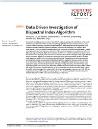 Data Driven Investigation of Bispectral Index Algorithm