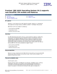 IBM 4690 Operating System V6.2 Supports New Surepos 700 Models and Features