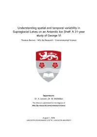 Understanding Spatial and Temporal Variability In