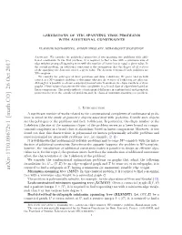 Arxiv:1710.09672V1 [Math.CO] 26 Oct 2017 Minimum Spanning Tree (MST)
