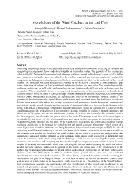 Morphology of the Wind Catchers in the Laft Port