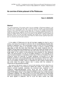 Siberian Corpus of Mobiliary Palaeoart, We Have at Present Almost No Other Representatives Even from the Final Part of the Pleistocene