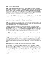 Talkin' Horses with Steve Haskin Greg