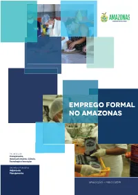 Emprego Formal No Amazonas