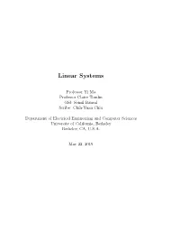 Linear Systems