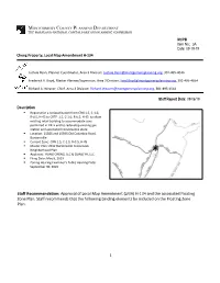 LMA) H-134 and the Associated Floating Zone Plan