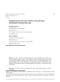 Neighbourhood and Lattice Models of Second-Order Intuitionistic Propositional Logic
