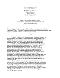 ROUGH EDITED COPY FDLRS Emerald Coast Abcs of Behavior