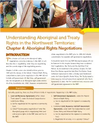 Understanding Aboriginal and Treaty Rights in the Northwest Territories