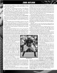 2009 Outlook