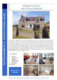 24 Upper Carloway, Isle of Lewis, HS2