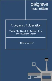 A Legacy of Liberation