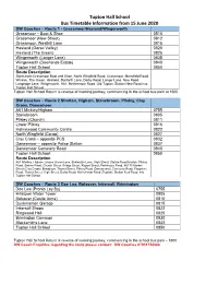 Bus Timetable from 15 June 2020 (PDF)