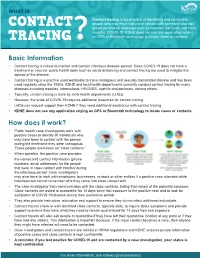 Contact Tracing
