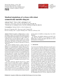 Idealised Simulations of Cyclones with Robust Symmetrically Unstable Sting Jets