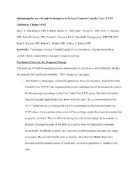Optimizing the Use of Limb Tourniquets in Tactical Combat Casualty Care: TCCC