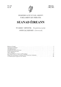 Seanad Éireann