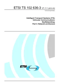 TS 102 636-3 V1.1.1 (2010-03) Technical Specification
