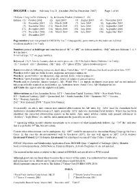 DIGGER Index 1-21