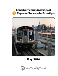 Feasibility and Analysis of Fexpress Service in Brooklyn May 2016