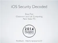 Ios Security Decoded.Key