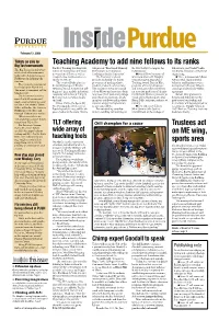 Teaching Academy to Add Nine Fellows to Its Ranks