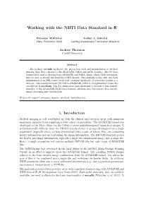 Working with the Nifti Data Standard in R