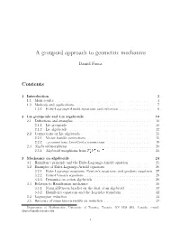 A Groupoid Approach to Geometric Mechanics