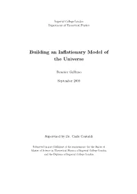 Building an Inflationary Model of the Universe