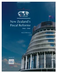 New Zealand's Fiscal Reforms