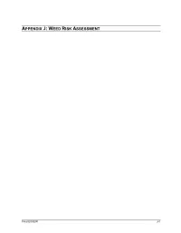 BRRTP Final EIS/EIR Appendix J: Weed Risk Assessment