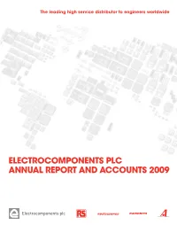 Electrocomponents Plc Annual Report and Accounts 2009
