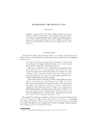 INTEGRATION: the FEYNMAN WAY 1. Introduction Many Up-And