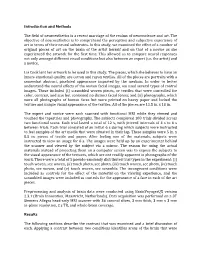 Introduction and Methods the Field of Neuroesthetics Is a Recent Marriage