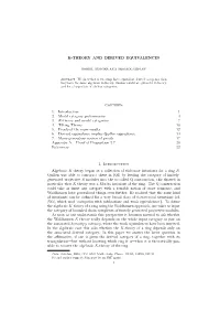 K-Theory and Derived Equivalences