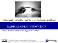 Radical Open Innovation