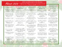 Advent 2020 Gather Your Family Around Every Day This