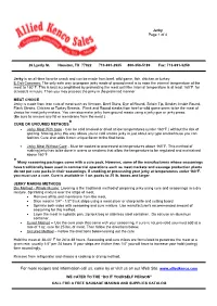 Jerky Page 1 of 4