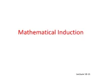 Mathematical Induction