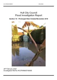 Prolonged Rain October/November 2019