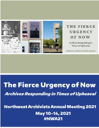 The Fierce Urgency of Now Archives Responding in Times of Upheaval