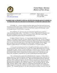 United States Attorney District of New Jersey