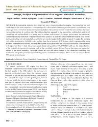2348 7208 Design, Analysis & Optimi