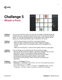 Challenge 5 Whack-A-Food