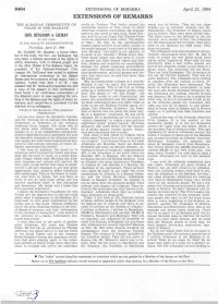 EXTENSIONS of REMARKS April 21, 1994 EXTENSIONS of REMARKS