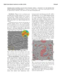 Mineralogic Mapping of Huygens Crater, Mars: a Transect of the Highlands Crust and Hellas Basin Rim