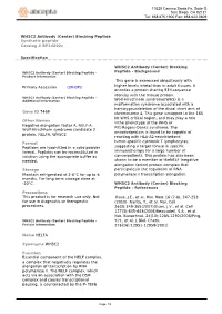 WHSC2 Antibody (Center) Blocking Peptide Synthetic Peptide Catalog # Bp14802c