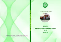 Zonal Disaster Management Plan 2015 Part