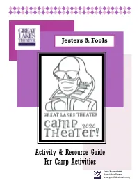 Activity & Resource Guide for Camp Activities